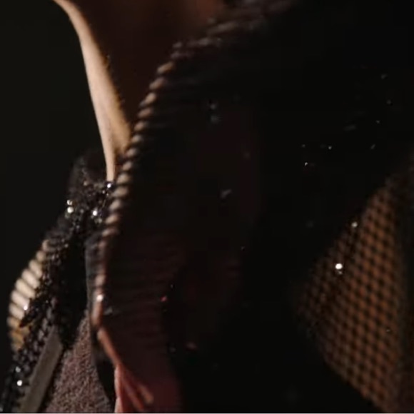 Massimo Dutti Sheer Shimmering Mesh Shirt XS - Picture 3 of 14